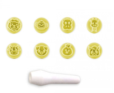 Carimbos - Kit Carimbos Animais (9pcs) - Amarelo